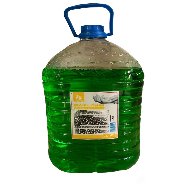 Мило рідке дезінфікуюче ECO, піноутворювальна здатність не менше 165